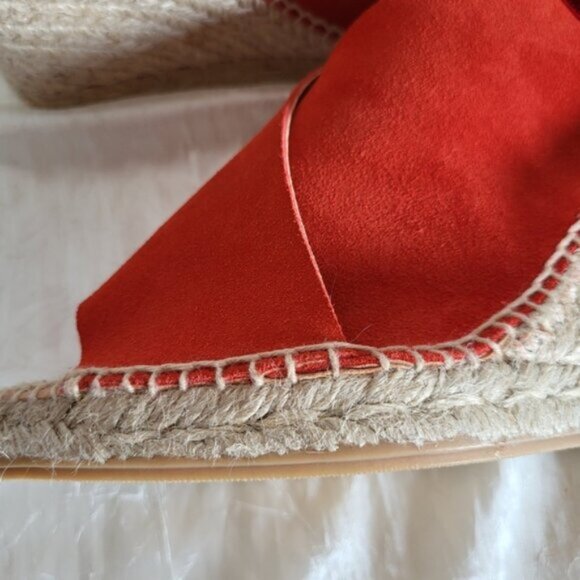 Maypol - Red  Leather Espadrilles  Shoes NWOT Women’s Sz 8 - Picture 14 of 14